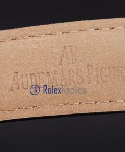 Alternative view of audemars piguet replica chrono ceramichon black strip leather imitazione copia