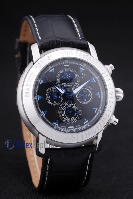 audemars piguet replica chrono president of the USA strip leather imitazione copia