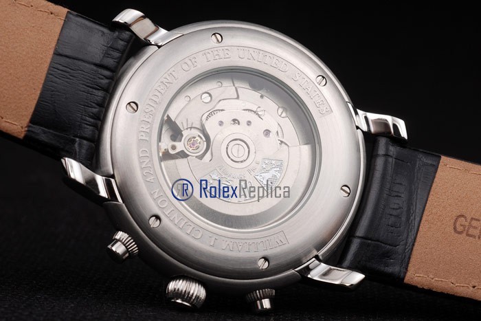 audemars piguet replica chrono president of the USA strip leather imitazione copia - immagine 11