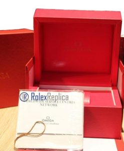Omega replica scatola box cofanetto portaorologi completo booklet service