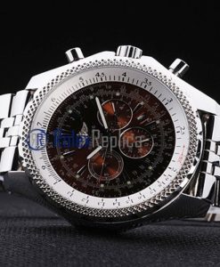 Alternative view of Breitling replica chrono acciaio navitimer brown dial imitazione copia