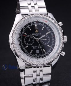 Alternative view of Breitling replica chrono acciaio navitimer black dial imitazione copia