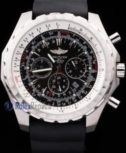 Breitling replica chrono navitimer strip rubber black dial imitazione copia