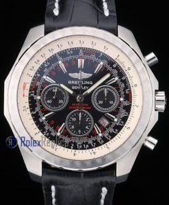 Breitling replica chrono navitimer strip leather black dial imitazione copia