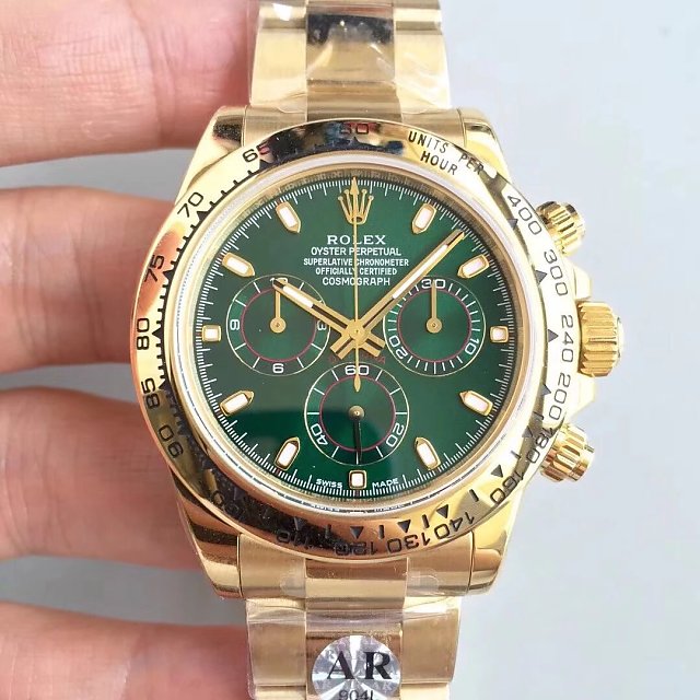 Rolex replica daytona 116508 green dial - immagine 3