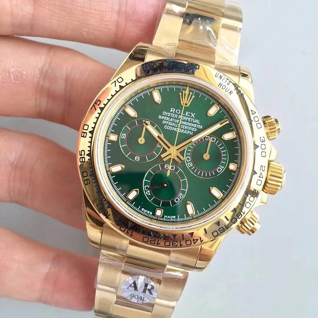 Rolex replica daytona 116508 green dial - immagine 4
