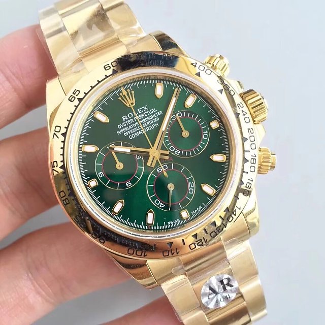Rolex replica daytona 116508 green dial - immagine 6