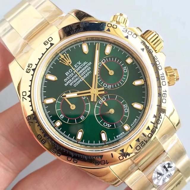 Rolex replica daytona 116508 green dial - immagine 8