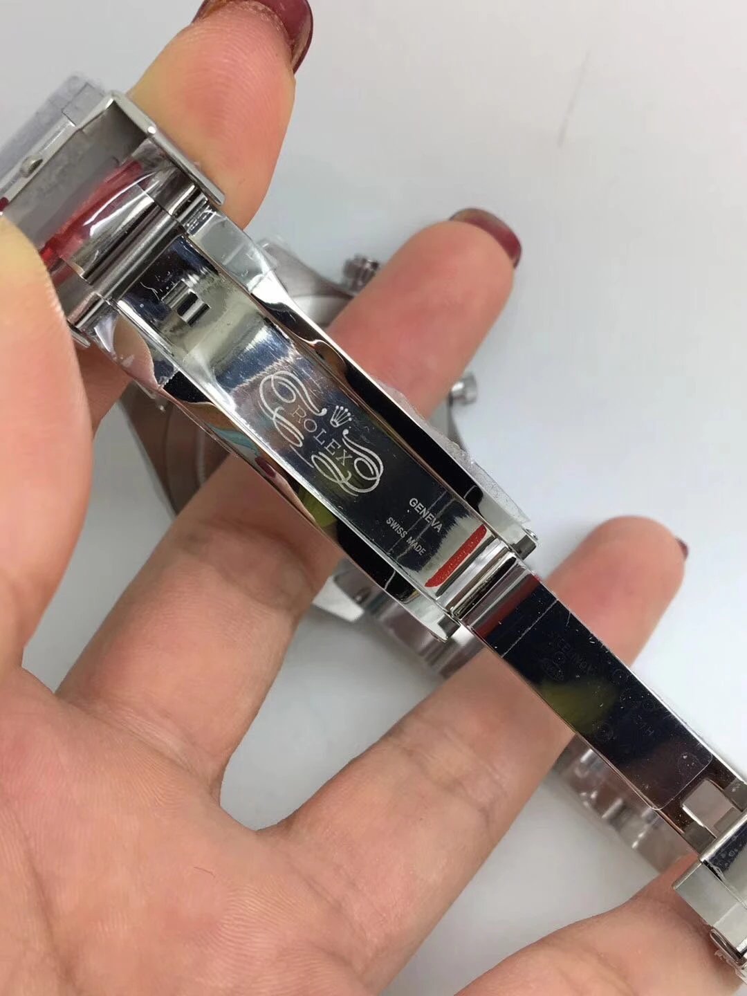 rolex replica daytona crono classic white dial orologio replica copia imitazione - immagine 5