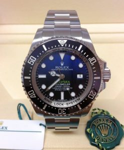 Alternative view of rolex replica deepsea seadweller ceramica dial blue orologio replica