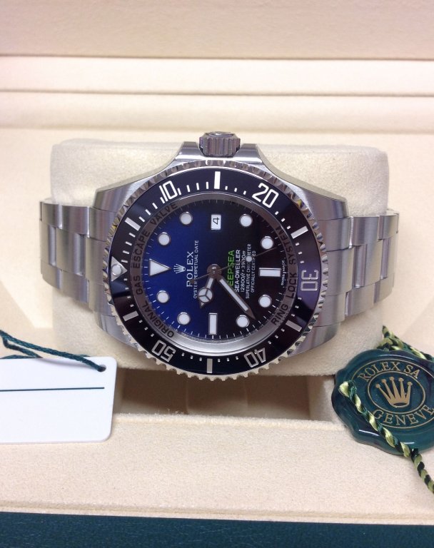 rolex replica deepsea seadweller ceramica dial blue orologio replica - immagine 5
