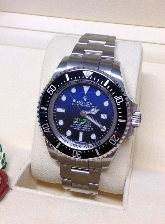 rolex replica deepsea seadweller ceramica dial blue orologio replica - immagine 6