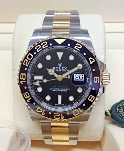 rolex replica GMT master II acciaio oro ceramica black dial orologio replica