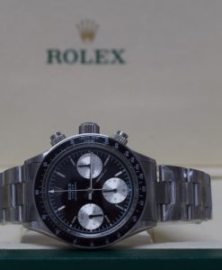 Alternative view of rolex replica daytona paulnewman 6263 black dial vintage orologio replica copia