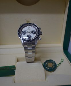 Alternative view of rolex replica daytona paulnewman 6245 white dial vintage orologio replica copia
