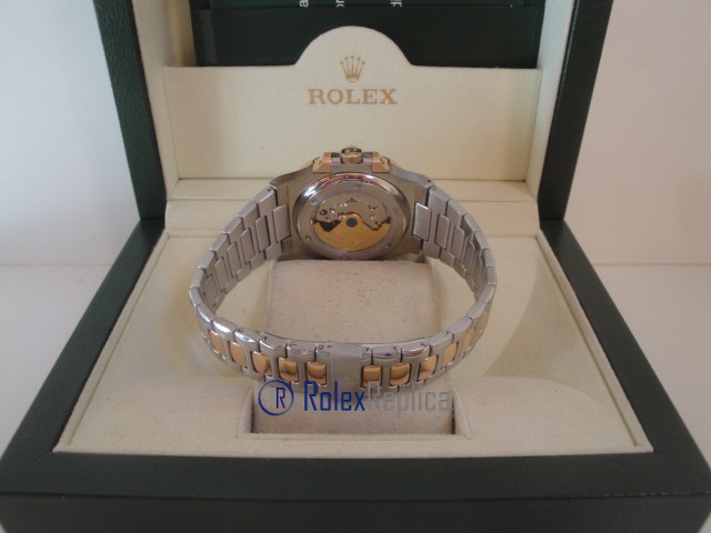 patek philippe replica nautilus skeletron acciaio rose gold orologio imitazione - immagine 7