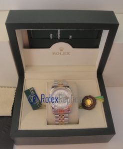 Alternative view of rolex replica datejust acciaio oro bicolor orologio imitazione