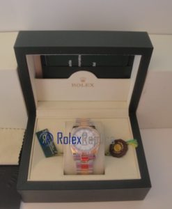 Alternative view of rolex replica datejust acciaio oro madreperla oyster orologio imitazione