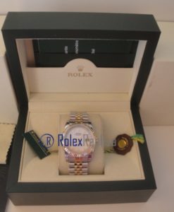 Alternative view of rolex replica datejust acciaio oro white roman orologio imitazione