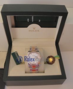 Alternative view of rolex replica datejust acciaio oro argento roman oyster orologio imitazione