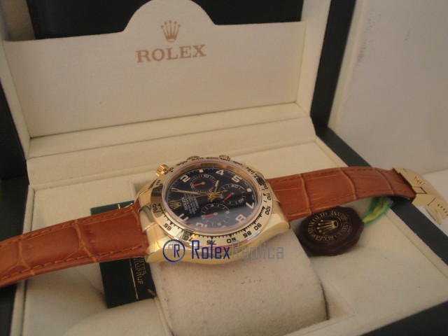 rolex replica daytona oro sport pelle orologio replica copia imitazione - immagine 2