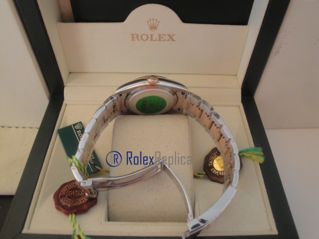 rolex replica datejust acciaio oro madreperla oyster orologio imitazione - immagine 12