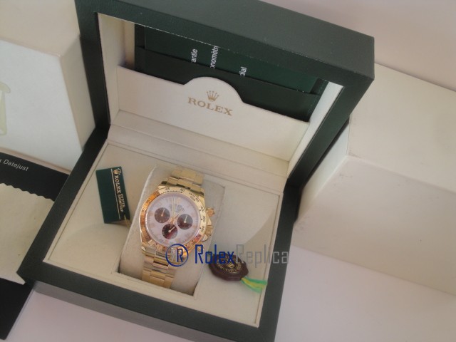 rolex replica daytona crono oro giallo panda orologio replica copia imitazione - immagine 3