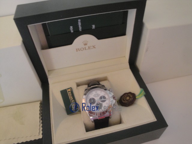 rolex replica daytona vip pelle acciaio white dial orologio replica copia imitazione