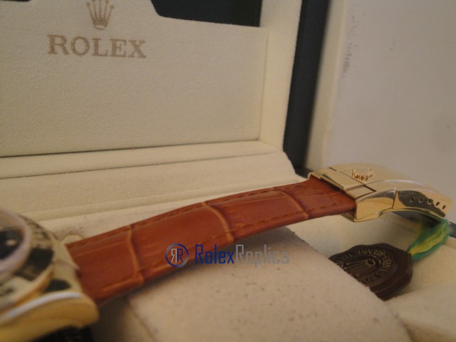 rolex replica daytona oro sport pelle orologio replica copia imitazione - immagine 3