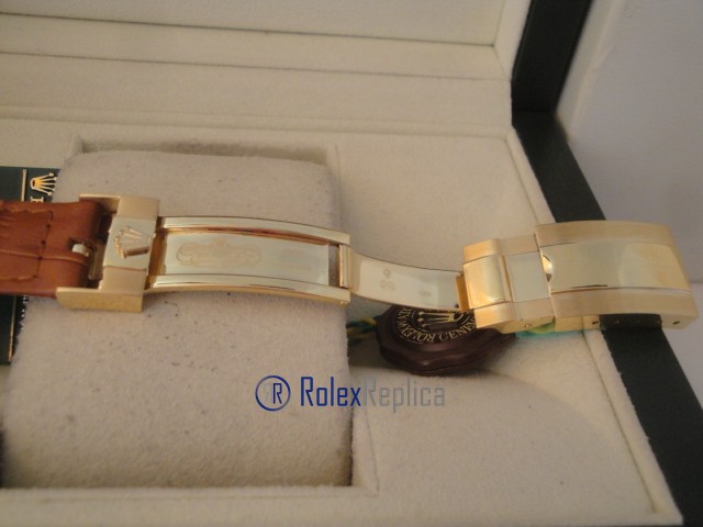 rolex replica daytona oro sport pelle orologio replica copia imitazione - immagine 4