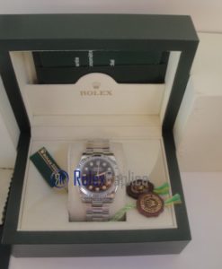 rolex replica datejust oyster brillantini black orologio imitazione