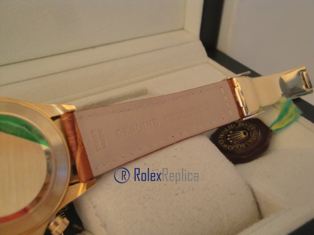 rolex replica daytona oro sport pelle orologio replica copia imitazione - immagine 6