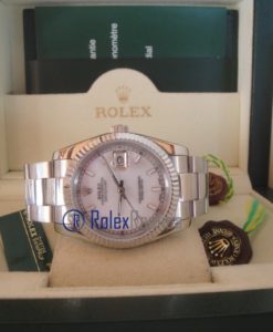 rolex replica datejust white barrette oyster orologio imitazione