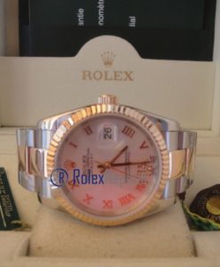 rolex replica datejust acciaio oro argento roman oyster orologio imitazione