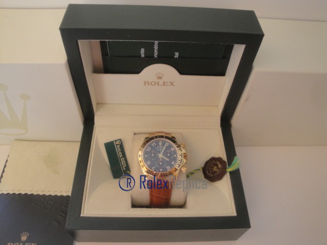rolex replica daytona oro sport pelle orologio replica copia imitazione - immagine 7