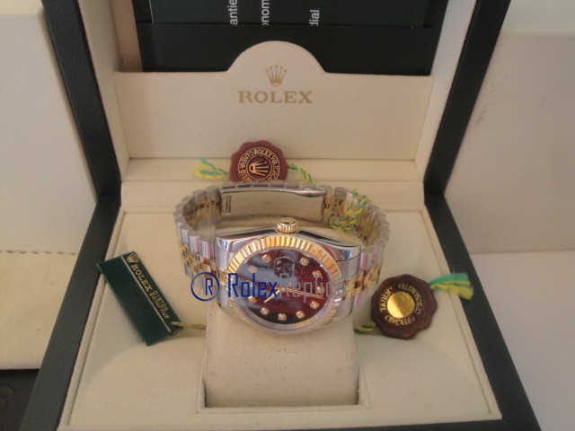 rolex replica datejust acciaio oro black centenario orologio imitazione - immagine 8
