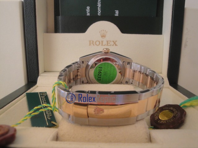 rolex replica datejust acciaio oro madreperla oyster orologio imitazione - immagine 8