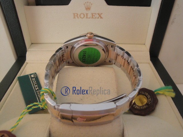rolex replica datejust acciaio oro madreperla oyster orologio imitazione - immagine 9