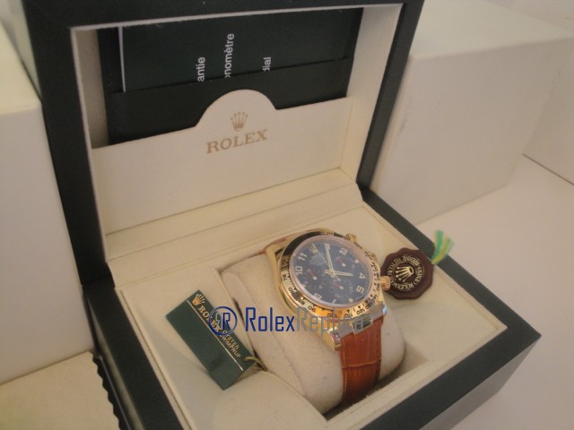 rolex replica daytona oro sport pelle orologio replica copia imitazione - immagine 10