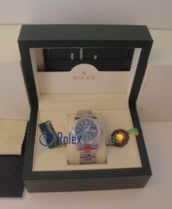 Alternative view of rolex replica datejust blu barrette oyster orologio imitazione