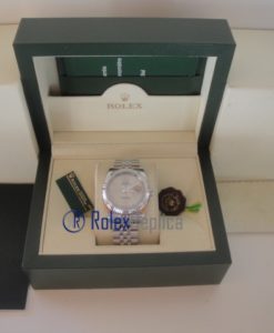 Alternative view of rolex replica datejust argento roman orologio imitazione