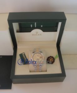 Alternative view of rolex replica datejust acciaio oro gold roman orologio imitazione