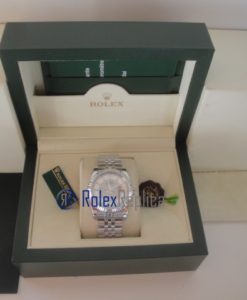 Alternative view of rolex replica datejust bicolor argento orologio imitazione