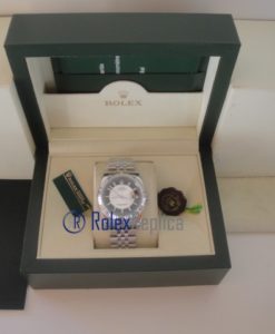 Alternative view of rolex replica datejust bicolor black orologio imitazione