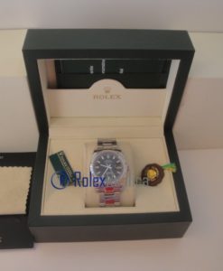 Alternative view of rolex replica datejust black barrette oyster orologio imitazione