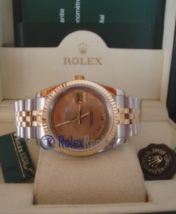 rolex replica datejust acciaio oro gold roman orologio imitazione