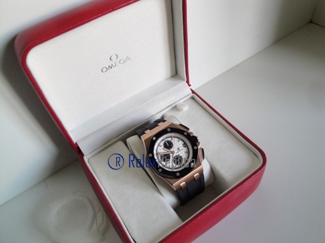 audemars piguet replica new gommino rose gold panda royal oak offshore imitazione copia - immagine 3