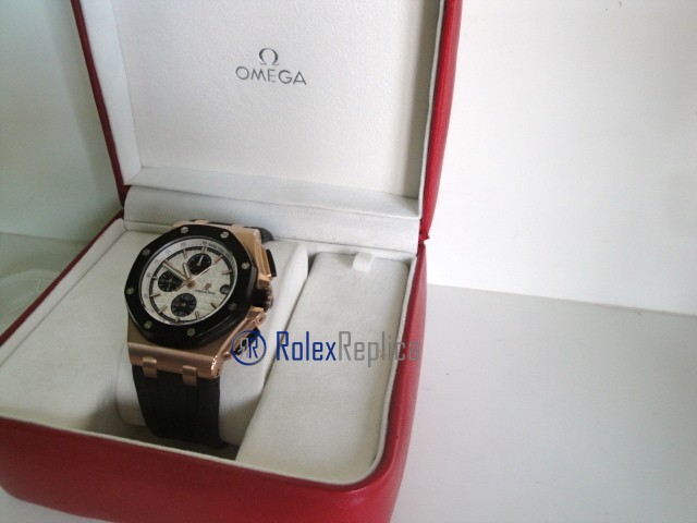 audemars piguet replica new gommino rose gold panda royal oak offshore imitazione copia - immagine 4