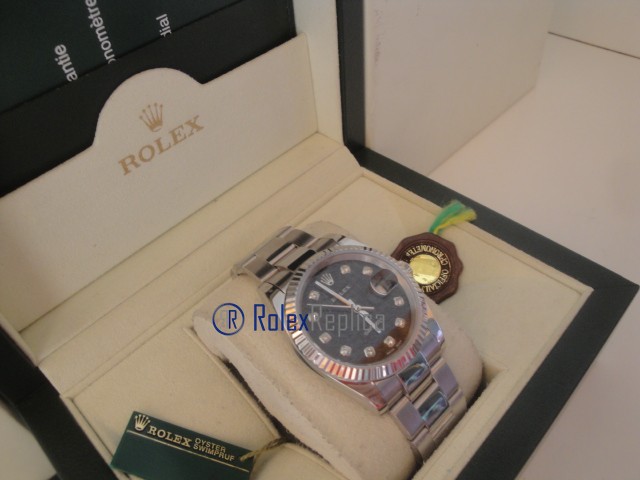 rolex replica datejust black centenario oyster orologio imitazione - immagine 5