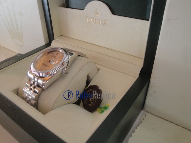 rolex replica datejust argento roman orologio imitazione - immagine 5